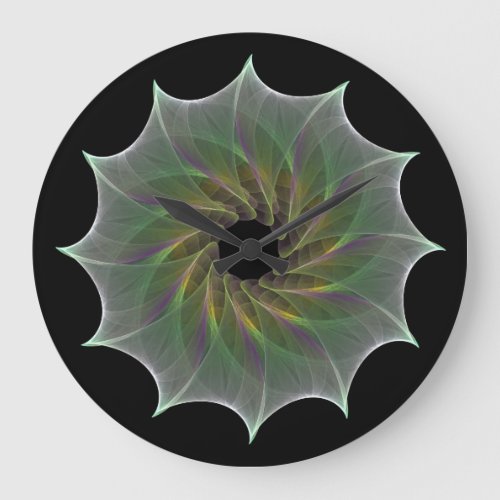 Chaotic Attraction Fractal clock