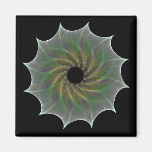 chaotic attraction fractal spiral circle magnet