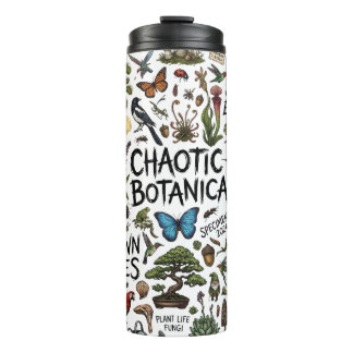 Chaotic Botanica Surreal Ecologies Illustration Pr Thermal Tumbler
