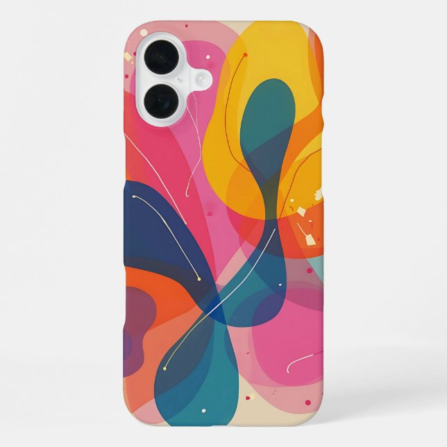 Chaotic Construction Iphone Case (Back)