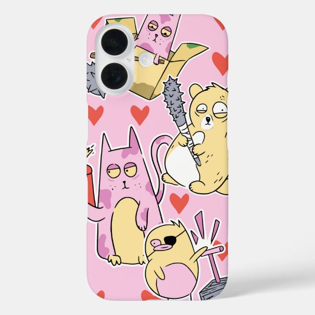 Chaotic Cuties Love & Mayhem Case-Mate iPhone Case (Back)