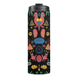 Chaotic Doodle Art Shirt – Fun Abstract Sketch Thermal Tumbler