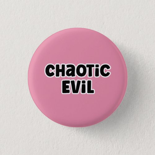 Chaotic Evil Badge DND  Alignment Badge Button