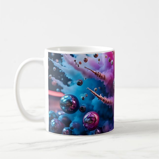 Chaotic Explosions Coffee Mug (Left)