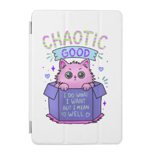 Chaotic Good Cat I Do What I Want iPad Mini Cover