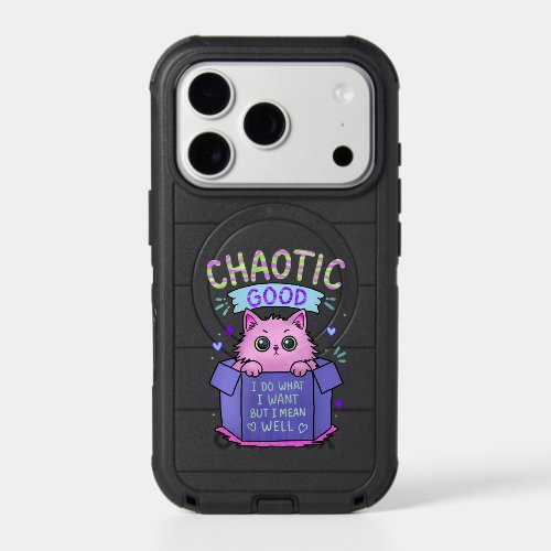 Chaotic Good Cat | I Do What I Want iPhone 17 Pro Case