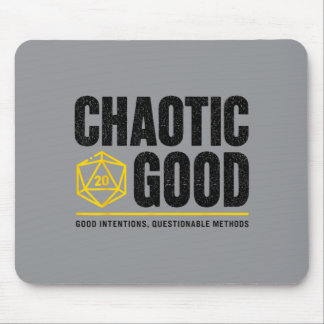 Chaotic Good Good Intentions Questionable Ods Mouse Pad