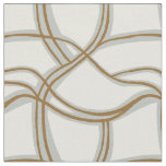 Chaotic lines thin coastal mediterranean sage blue fabric
