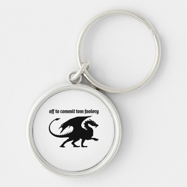 Chaotic Little Dragon Keychain (Front)