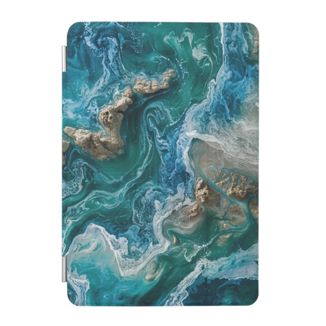 Chaotic Marbel  iPad Mini Cover (Front)
