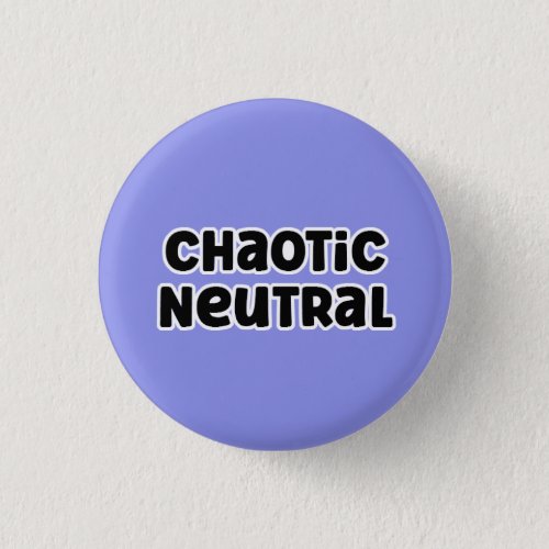 Chaotic Neutral Badge DND Alignment Chart Badge Button