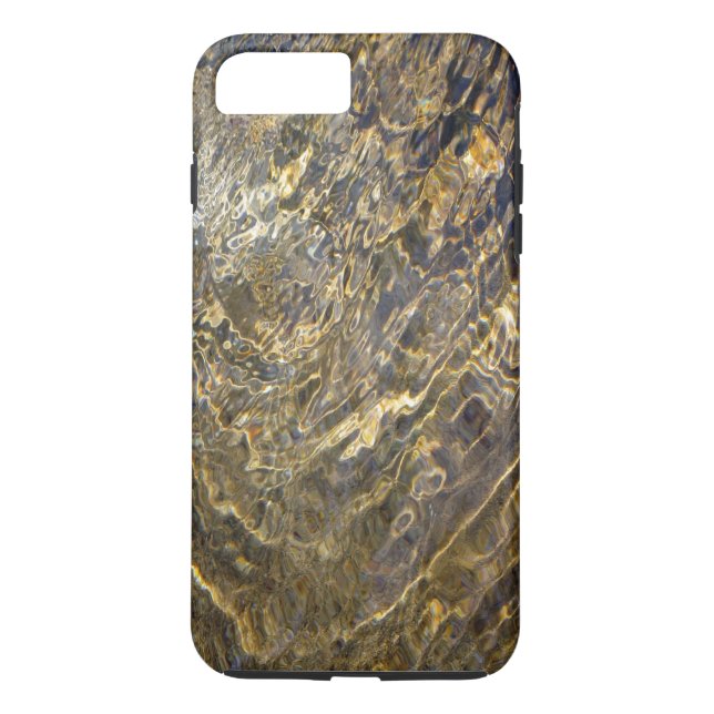 Chaotic Rippling Gold Water Abstract Case-Mate iPhone Case (Back)