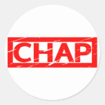 Chap Stamp Classic Round Sticker