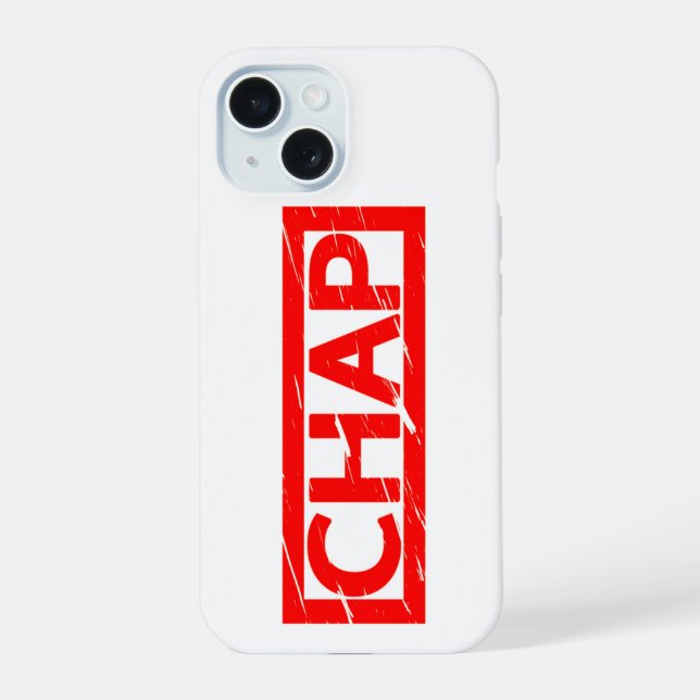 Chap Stamp Iphone Case (Back)