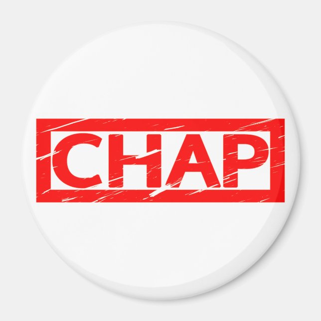 Chap Stamp Magnet (Front)