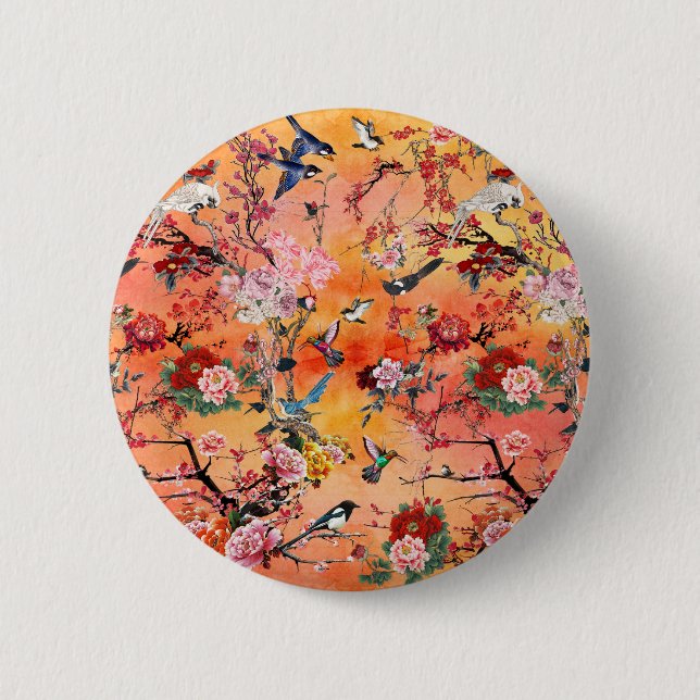 Chapa Redonda De 5 Cm Private Chinese Garden (II) Button (Front)