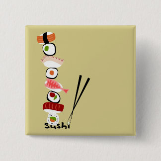 chapacuadradasushi pinback button