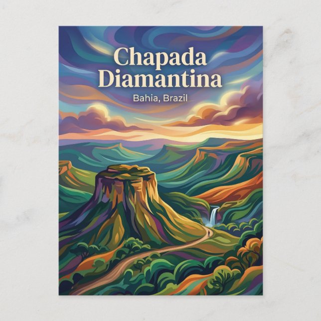 Chapada Diamantina Brazil Postcard (Front)