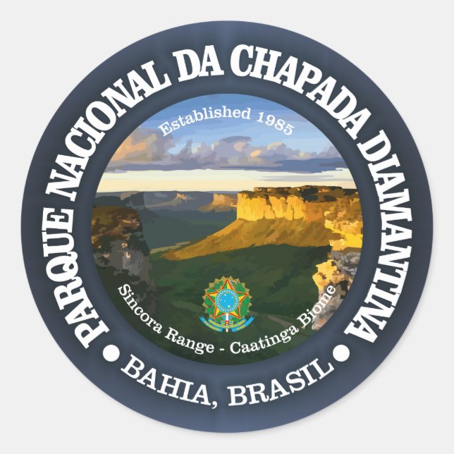 Chapada Diamantina National Park Classic Round Sticker (Front)