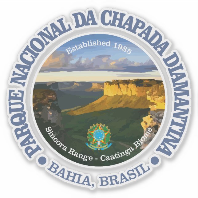 Chapada Diamantina NP Sticker (Front)