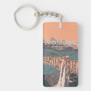 Chapada Dos Veadeiros National Park Brazil Travel Keychain