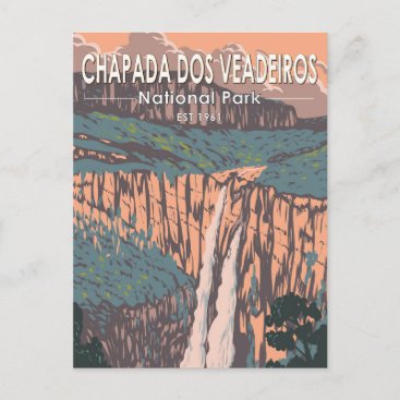 Chapada Dos Veadeiros National Park Brazil Travel Postcard