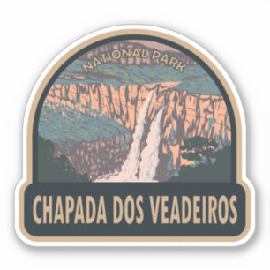 Chapada Dos Veadeiros National Park Brazil Travel Sticker