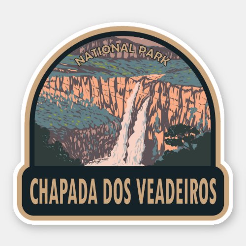 Chapada Dos Veadeiros National Park Brazil Travel Sticker