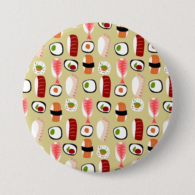 chapaestampadosushi pinback button (Front)