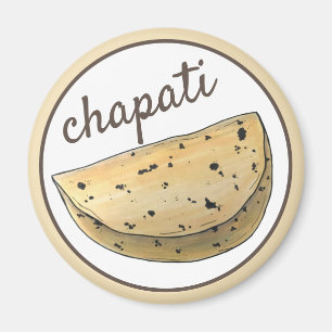 Chapati Roti Indian Food Bread Flatbread Foodie Magnet