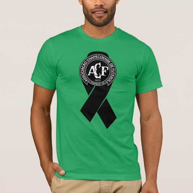Chapecoense Black Ribbon T-Shirt (Front)