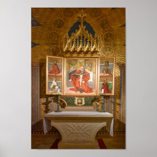 Chapel Altar, Matthias Church, Budapest, Hungary Poster