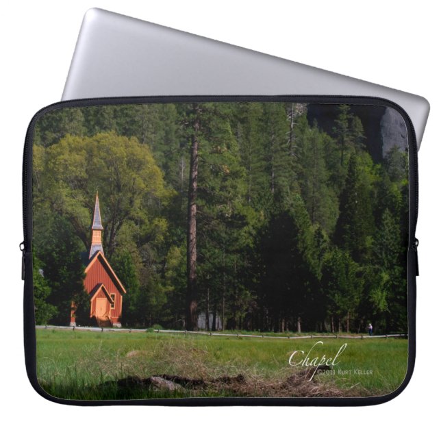 Chapel at Yosemite Laptop Sleeve (Front)