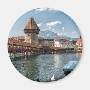 Chapel Bridge Lucerne,switzerland Magnet