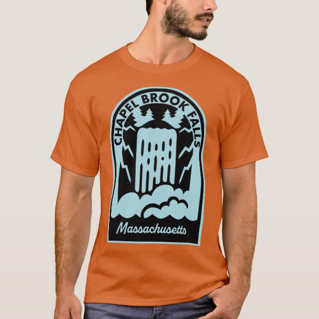 Chapel Brook Falls Massachusetts T-Shirt (Front)