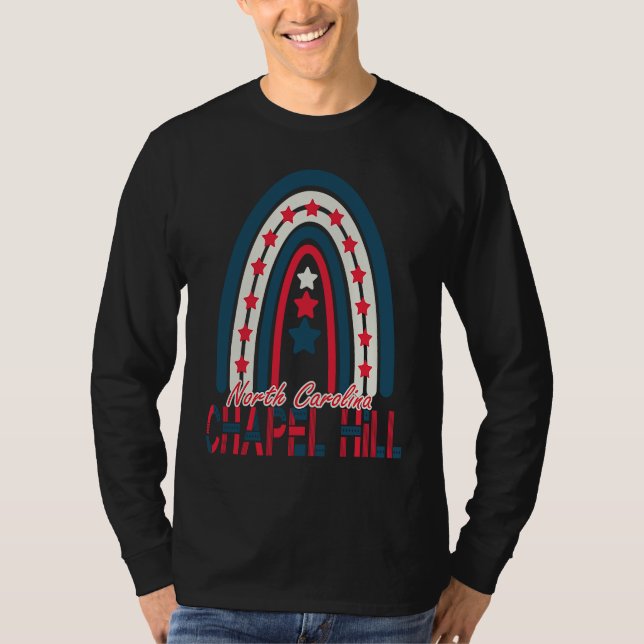 Chapel Hill In North Carolina Travel Souvenir Rain T-Shirt (Front)