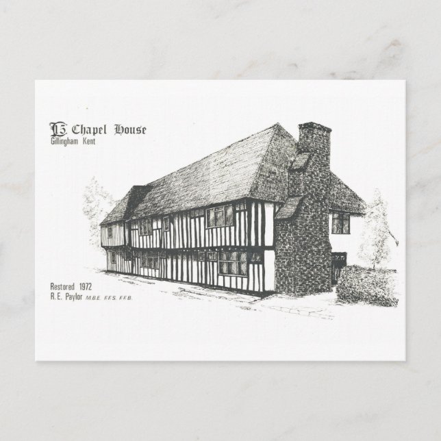 Chapel House, Rainham Postcard (Front)
