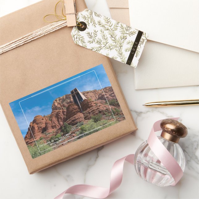 Chapel of the Holy Cross Rectangular Sticker (Gifting)