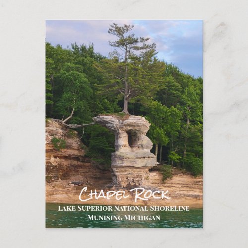 Chapel Rock Lake Superior National Shoreline Postcard