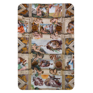 chapel sistine roof magnet