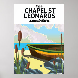 chapel st leonards,Lincolnshire holiday poster. Poster