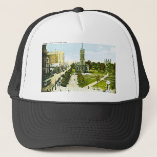 Chapel Street, New Haven, Connecticut Trucker Hat