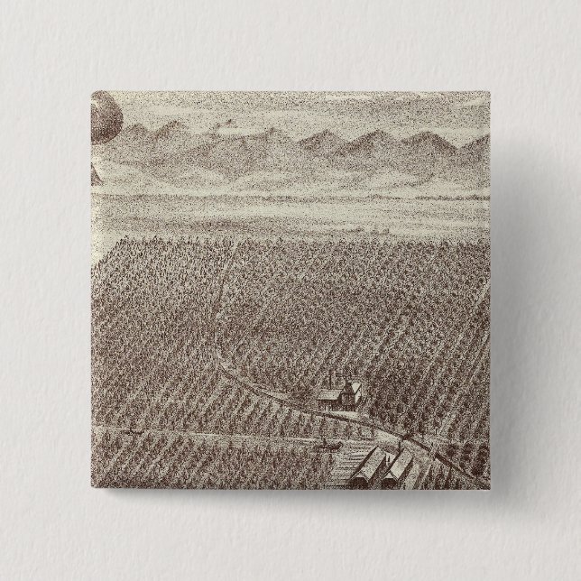 Chapin Fruit Ranch Pinback Button (Front)