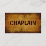 Chaplain Antique Business Card at Zazzle