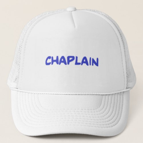 chaplain awesome trucker hat