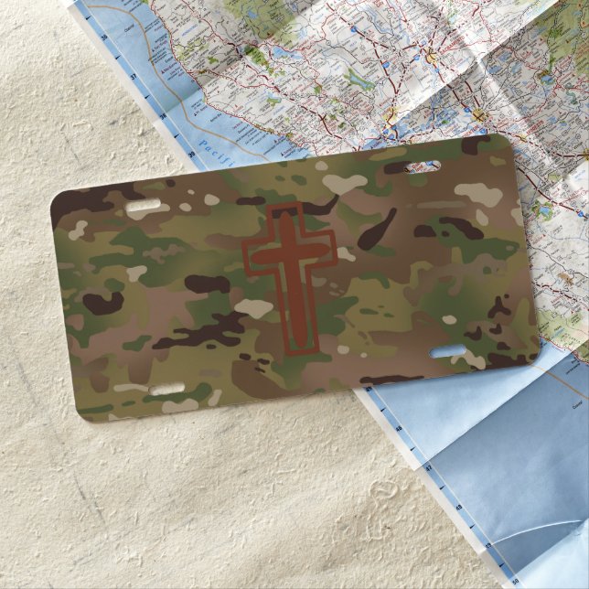 Chaplain (Christian) License Plate (In Situ)