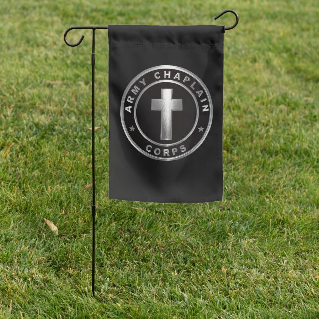 Chaplain Corps Army Veteran  Garden Flag (In SItu)