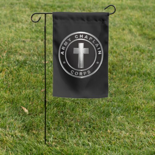 Chaplain Corps Army Veteran  Garden Flag