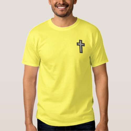 Chaplain Cross Embroidered T_Shirt