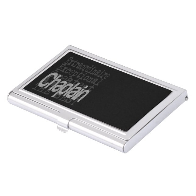Chaplain Extraordinaire Business Card Case (Front)